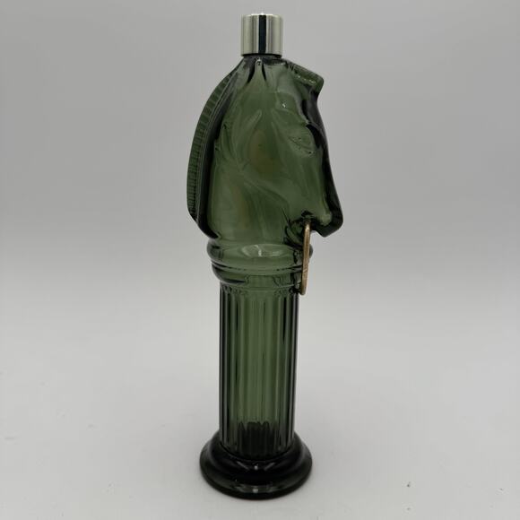 Vintage Avon Pony Post Decanter Tribute After Shave Green 1970s - Picture 4 of 9